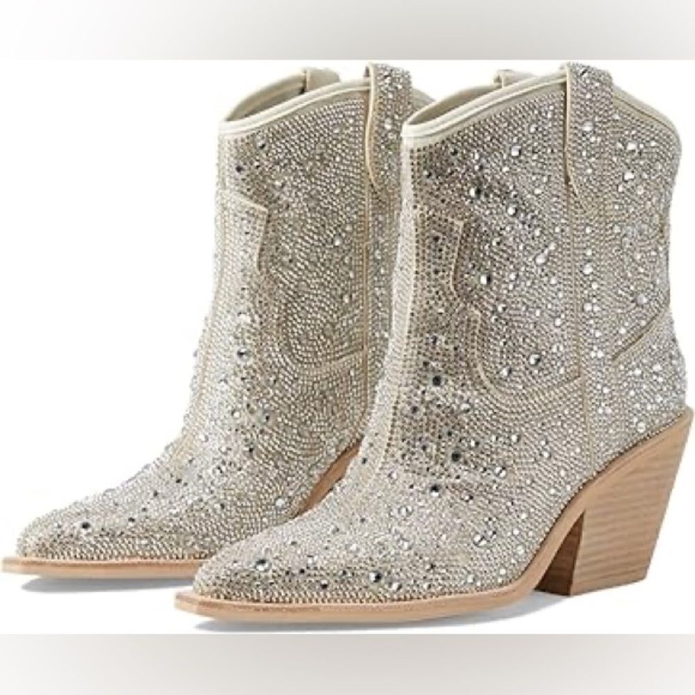 Dolce Vita Nashe Rhinestone Crystal boots